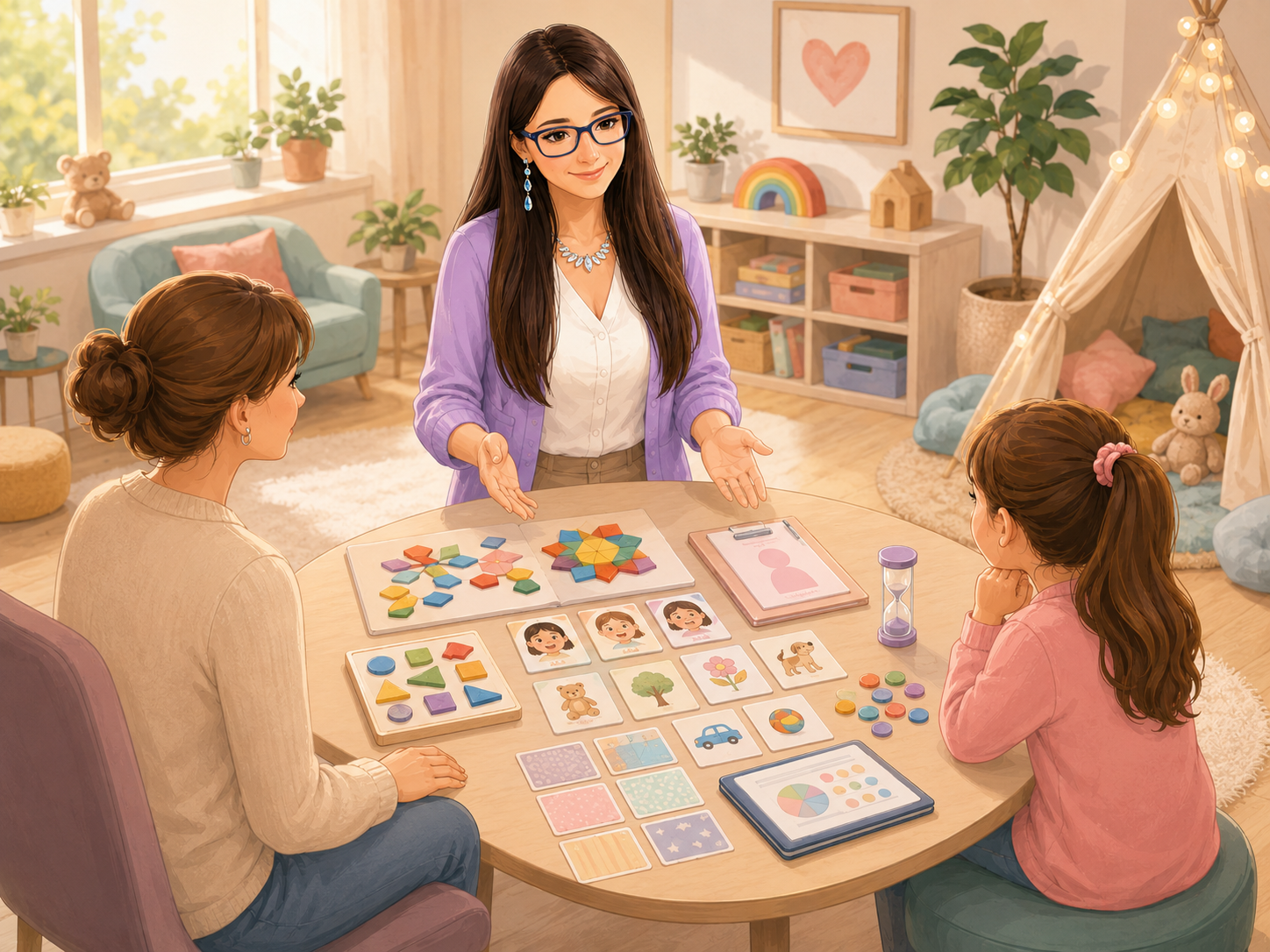 Illustration zur Diagnostik für Kinder und Jugendliche