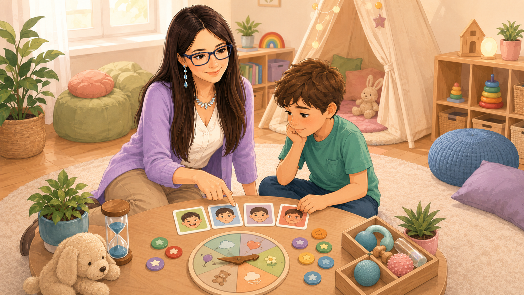 Illustration zur Verhaltenstherapie für Kinder und Jugendliche